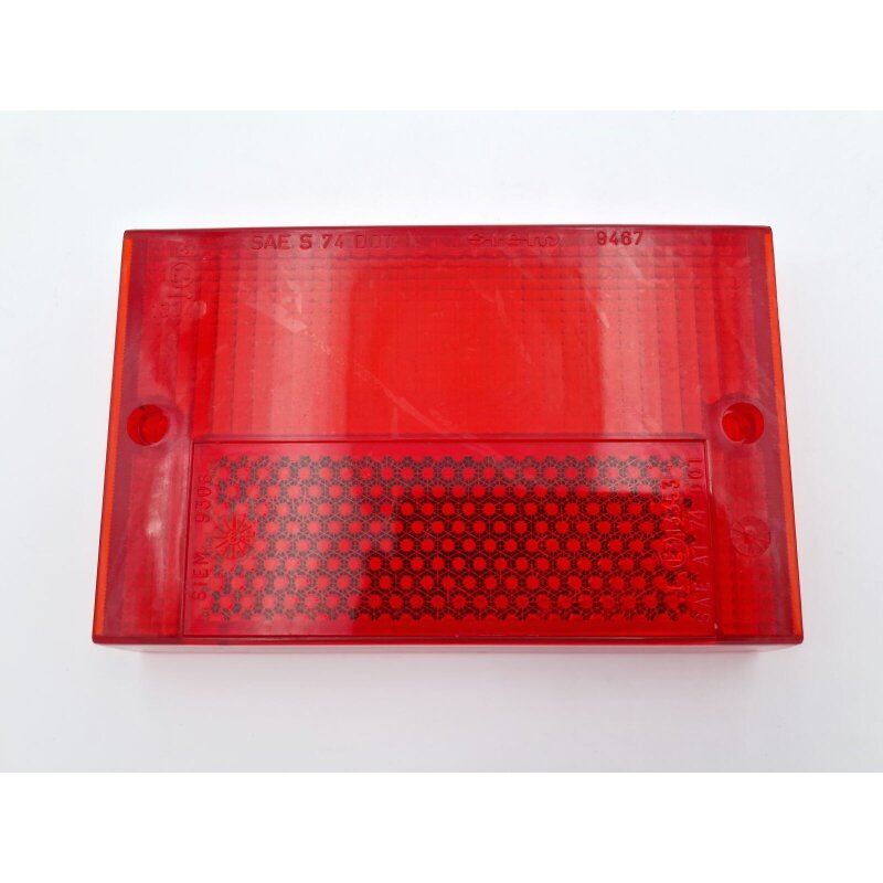 Set of brake light caps for the rear red brake light