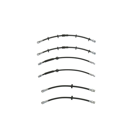 brake hose set Lancia Beta 6 pieces