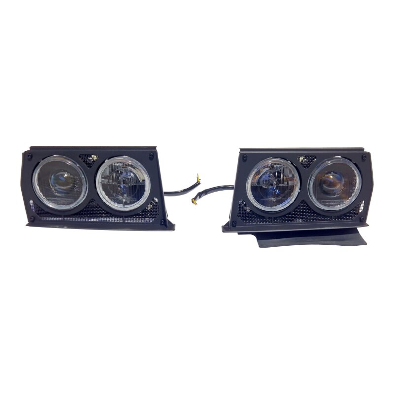Headlight set black edition complete right & left EVOLUZIONE