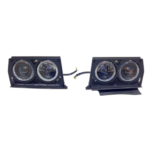 Headlight set black edition complete right & left EVOLUZIONE