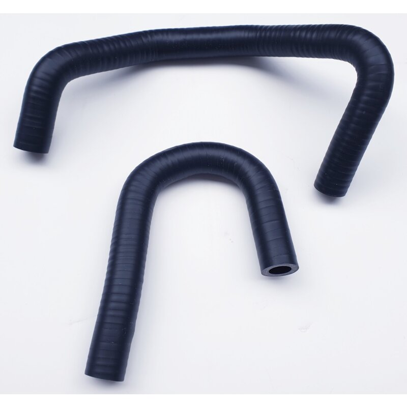 Idle hose set silicon black 8V