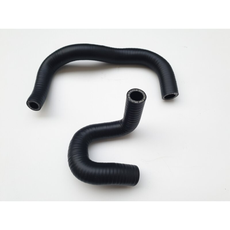 Idle hose set silicon matte black Lancia Delta Integrale Evo 2 16V with catalytic converter