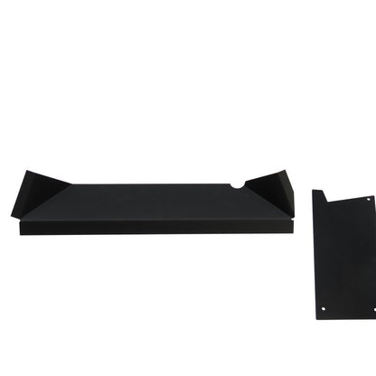 Black anodized aluminum bonnet air intake and heat dissipation exhaust manifold Integrale & Evoluzione