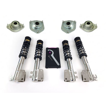 Set KW coilover suspension V3 black edition + strut bearings Lancia Delta Integrale Evo