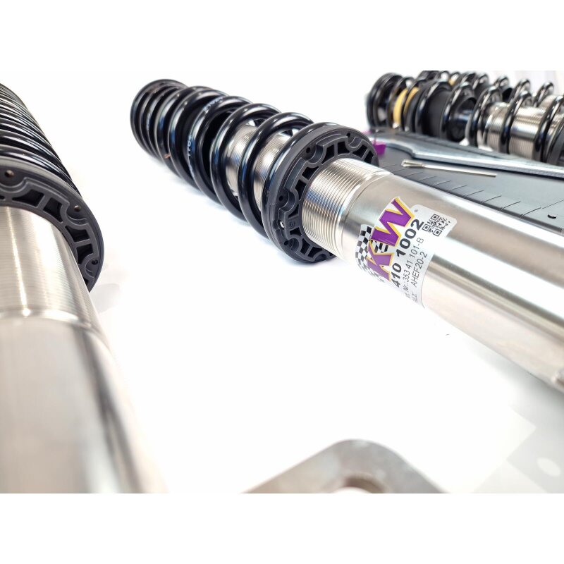 Set KW coilover suspension V3 black edition + strut bearings Lancia Delta Integrale Evo