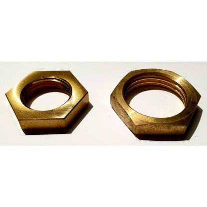 Set of nuts for tank ventilation nozzle and top fuel tank connection hose