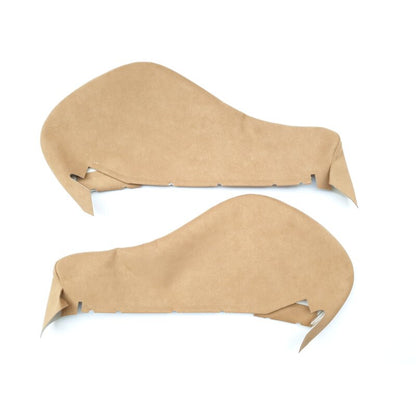 Seat covers Alcantara beige side bolsters left and right for Recaro highback seats