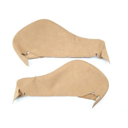 Seat covers Alcantara beige side bolsters left and right for Recaro highback seats
