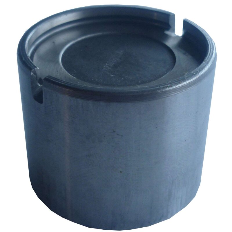 Cup tappet in the cylinder head