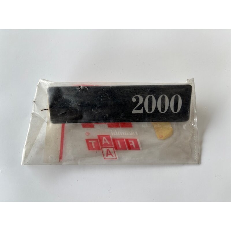 Type plate "2000" Beta Coupe