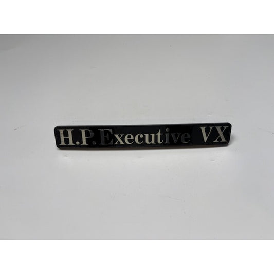 Type plate "H.P. Executive VX"