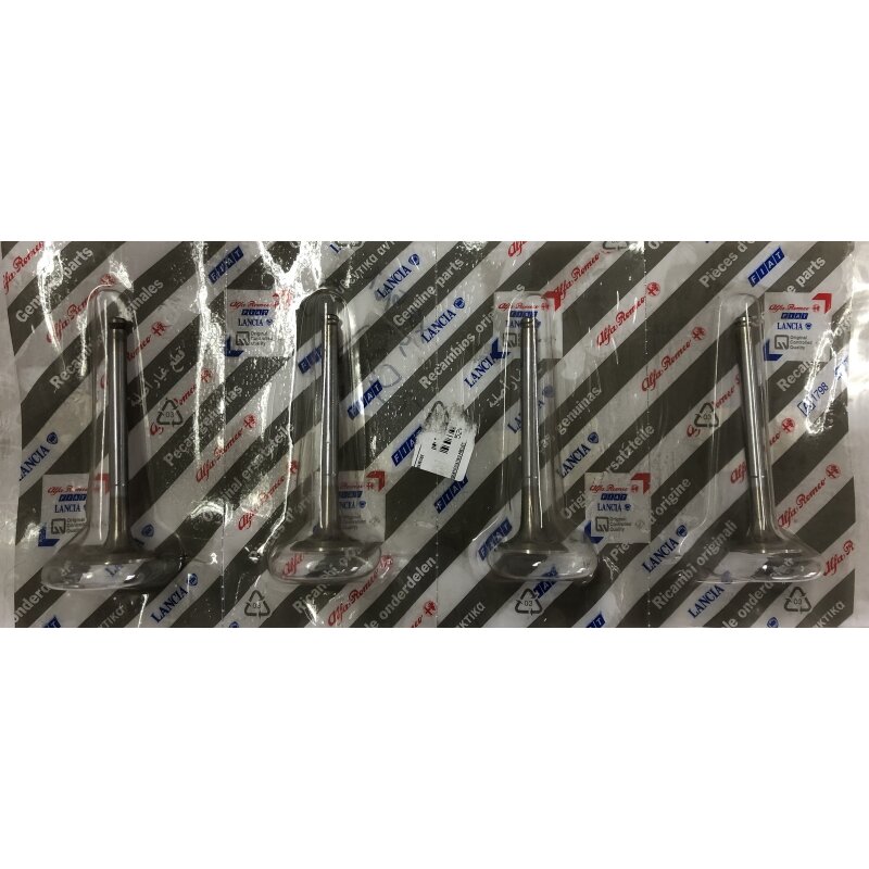 Valve exaust set 4 pieces  Fiat X1/9 1500 original 5973129