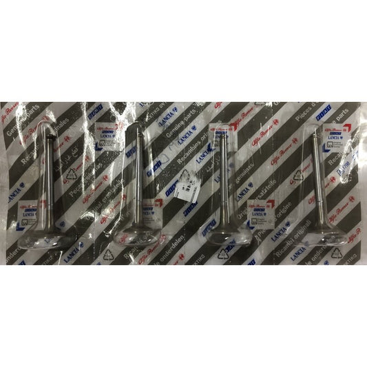 Valve exaust set 4 pieces  Fiat X1/9 1500 original 5973129