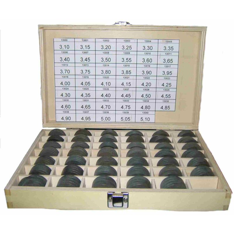 Adjustment plates set Valve 164 pieces