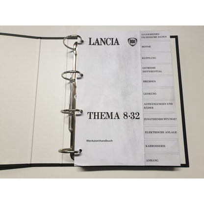 Workshop manual Lancia Thema 8.32
