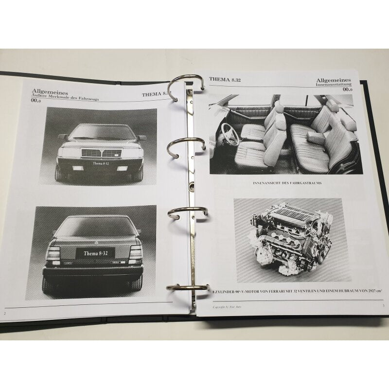 Workshop manual Lancia Thema 8.32