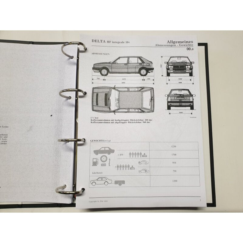 Workshop manual part 1 - Lancia Delta Integrale 4WD 8V 16V