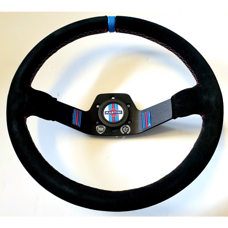 WRC Integrale Martini Racing steering wheel suede 2 spokes 350 mm