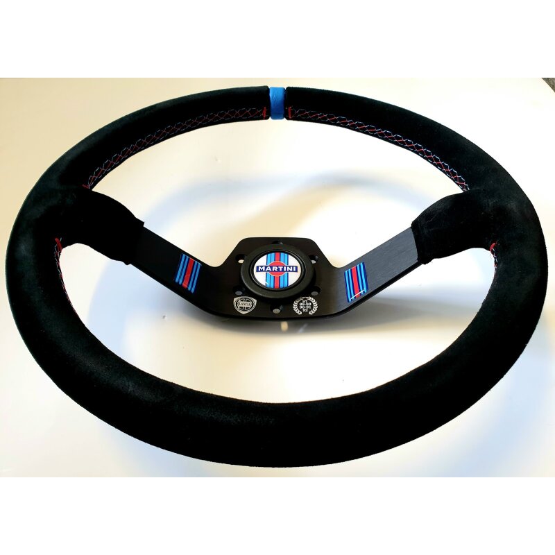 WRC Integrale Martini Racing steering wheel suede 2 spokes 350 mm